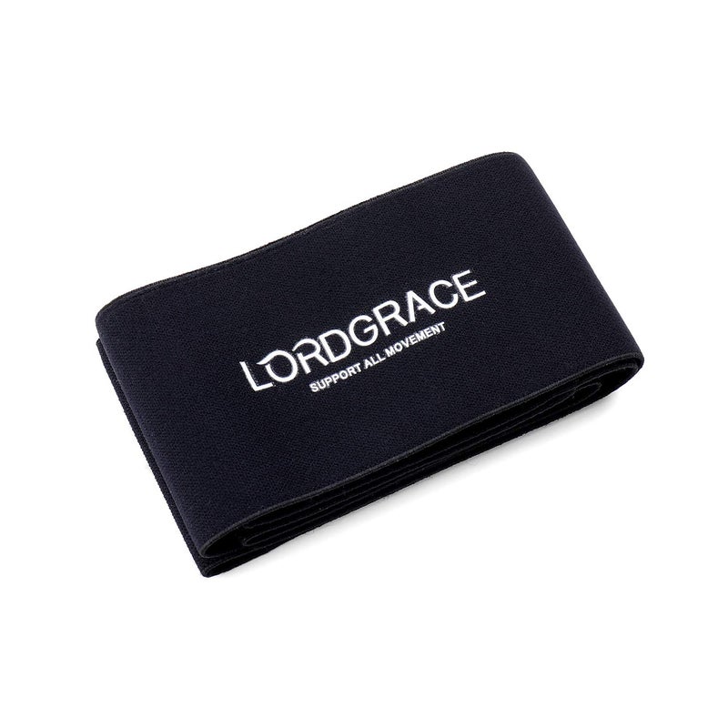 LORDGRACE Breast Support Band, No-Bounce, Adjustable Extra Sports Bra Strap, Stabilizer Band Black - Image 2